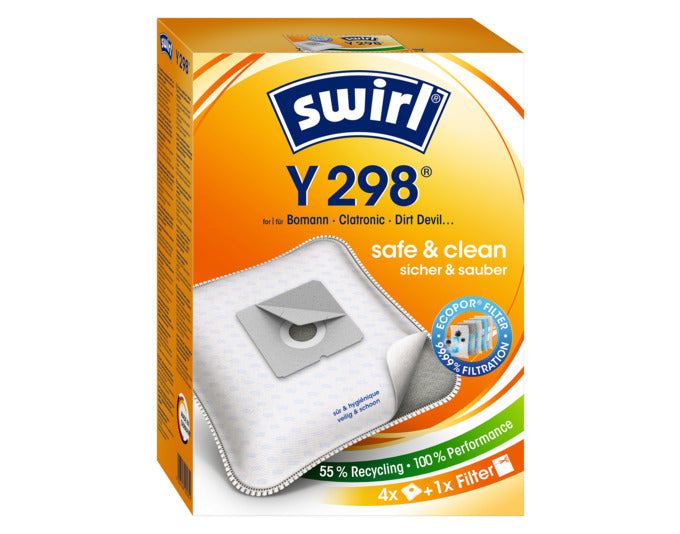 SWIRL Staubsäcke Y298 in präsentiert im Onlineshop von KAQTU Design AG. Haushaltshilfen ist von SWIRL