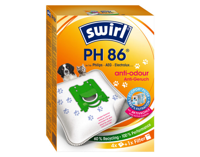 SWIRL Staubsäcke PH86 NeutralizAir in präsentiert im Onlineshop von KAQTU Design AG. Haushaltshilfen ist von SWIRL