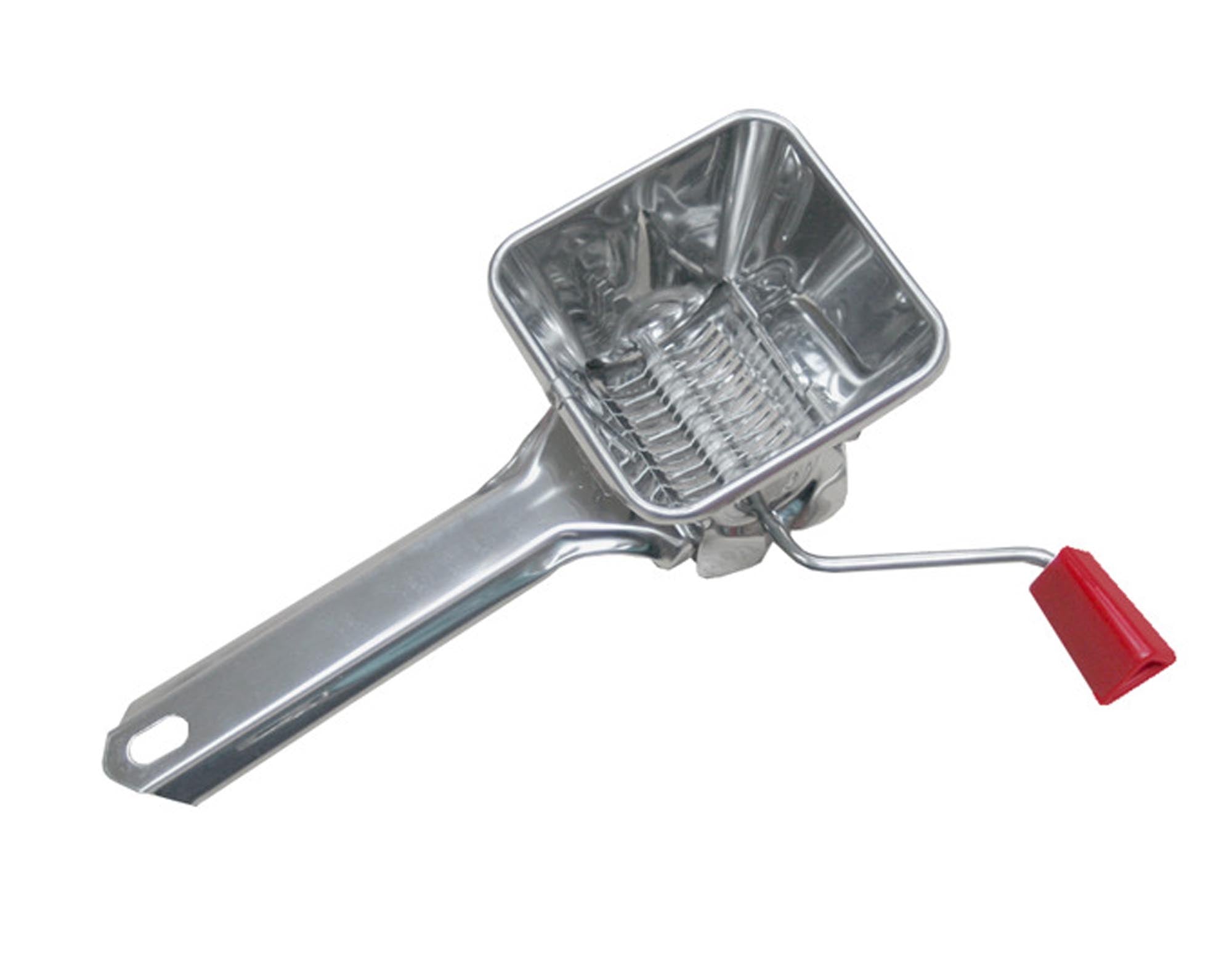 Entdecken Sie den EVA Kräuterschneider mit Kurbel Inox – ideal zum mühelosen Zerkleinern von frischen Kräutern in Ihrer Küche.