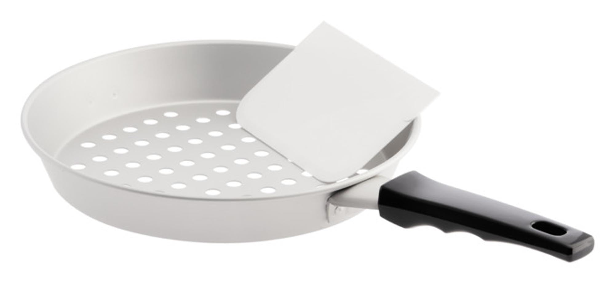 Entdecken Sie das OTT Knöpflisieb ø 22 cm – ideal für perfekte Knöpfli und Spätzle. Hochwertiger Edelstahl, ergonomisches Design, spülmaschinengeeignet.