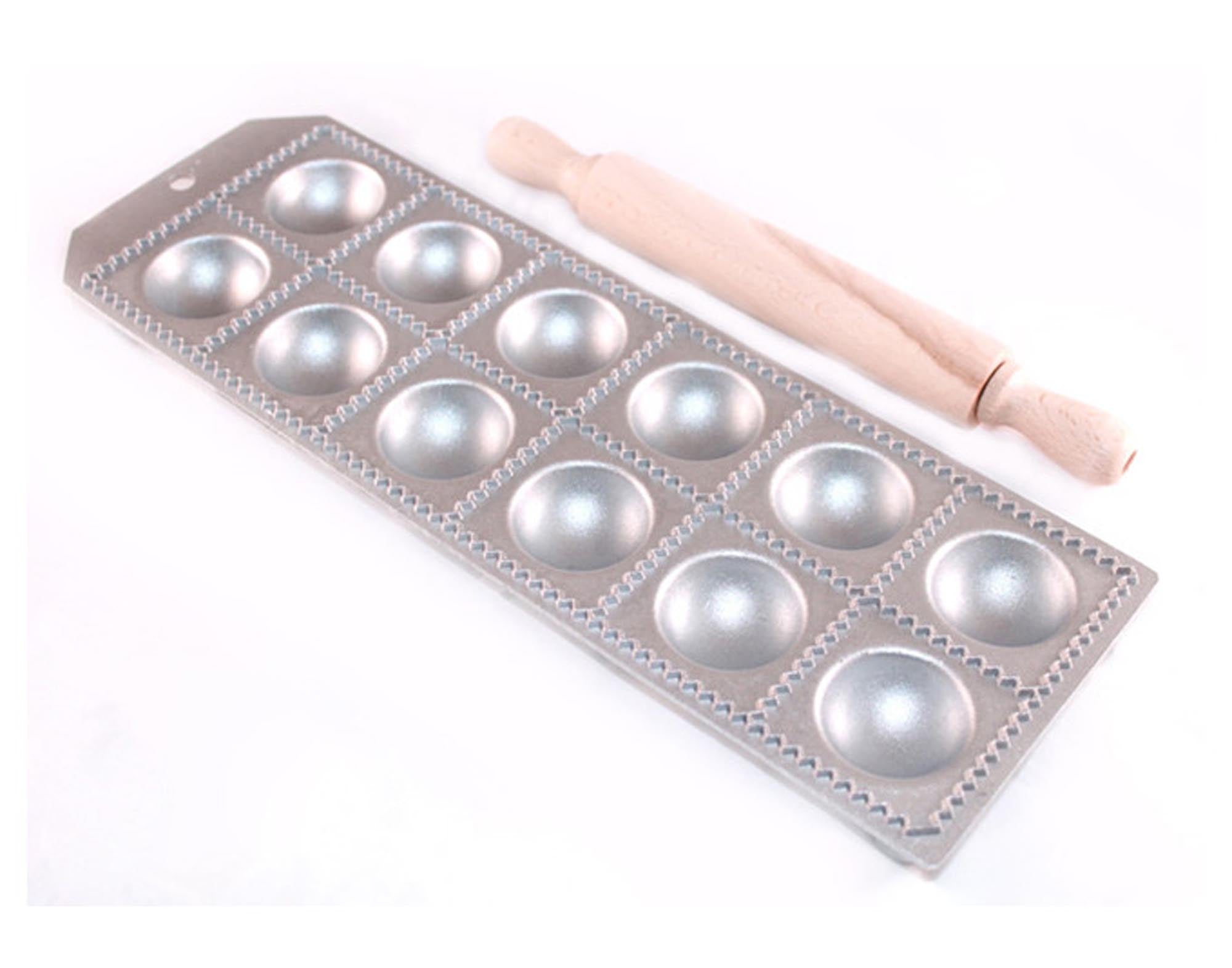 Entdecken Sie den EVA Ravioliformer Alu für 12 Raviolis (32x11,5 cm) – ideal für kreative Pasta-Gerichte und einfache Handhabung!