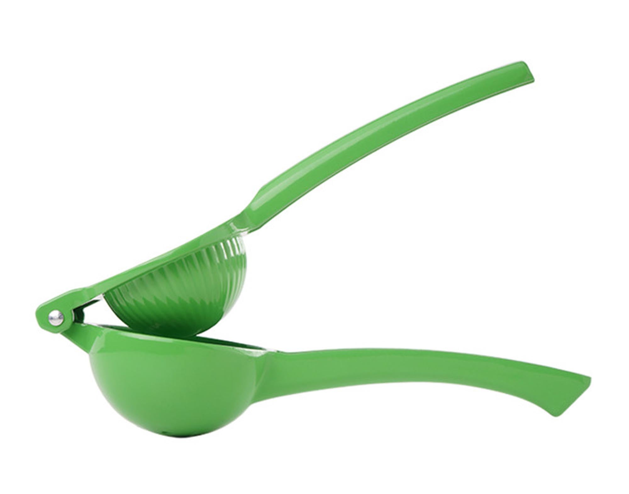 EVA Zitruspresse Aluguss in grün: Kompakte, ergonomische Presse für frischen Saft aus Zitrusfrüchten. Leicht zu reinigen, stabil und langlebig.