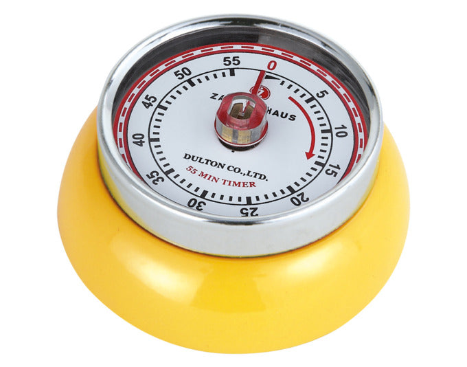 ZASSENHAUS Timer mit Magnet Speed blau metallic ø 7 cm in präsentiert im Onlineshop von KAQTU Design AG. Küchengerät ist von ZASSENHAUS