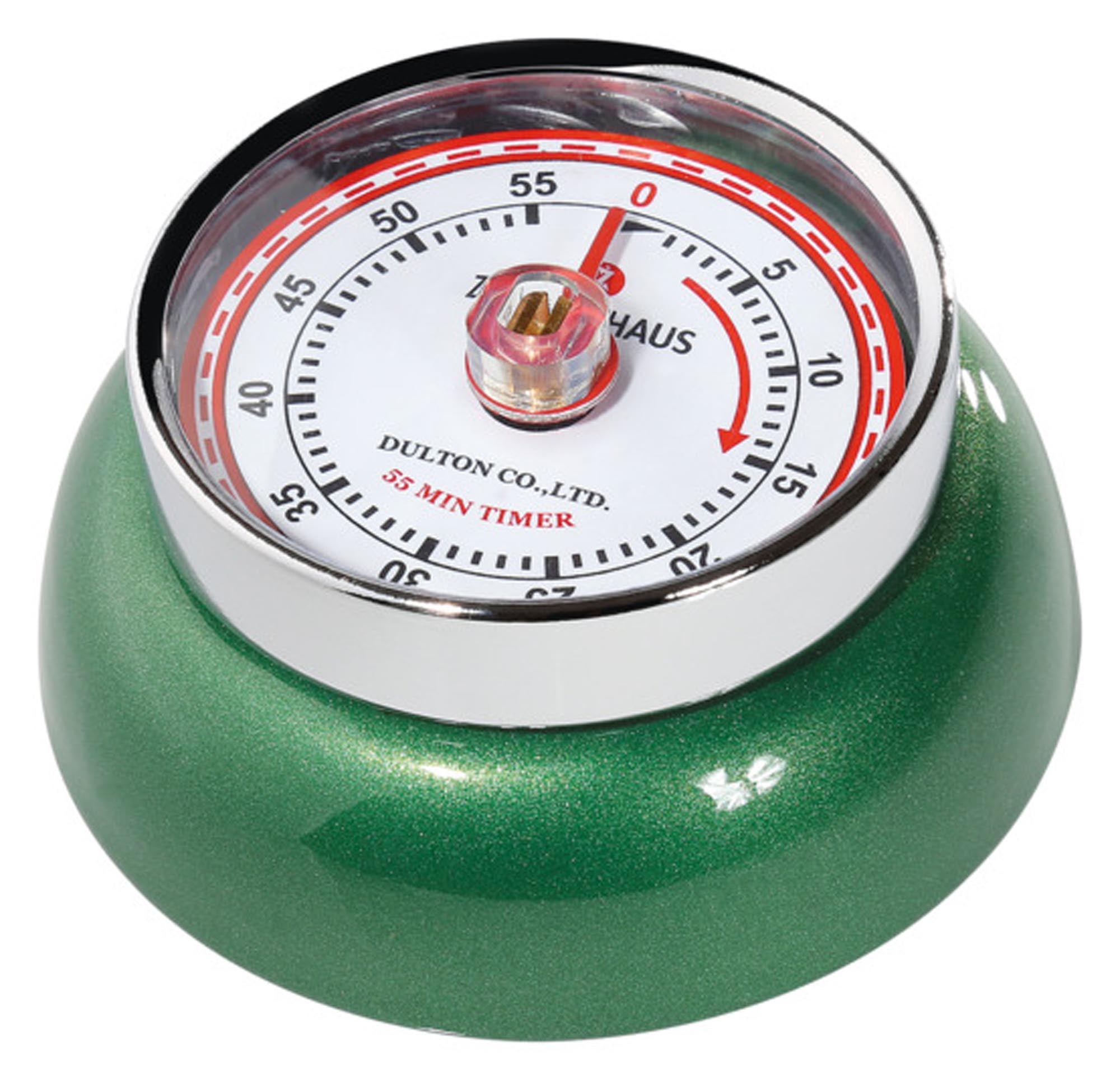 Entdecken Sie den ZASSENHAUS Timer mit Magnet in Speed Racing Green. Kompakt, benutzerfreundlich und ideal für präzises Kochen und Backen.