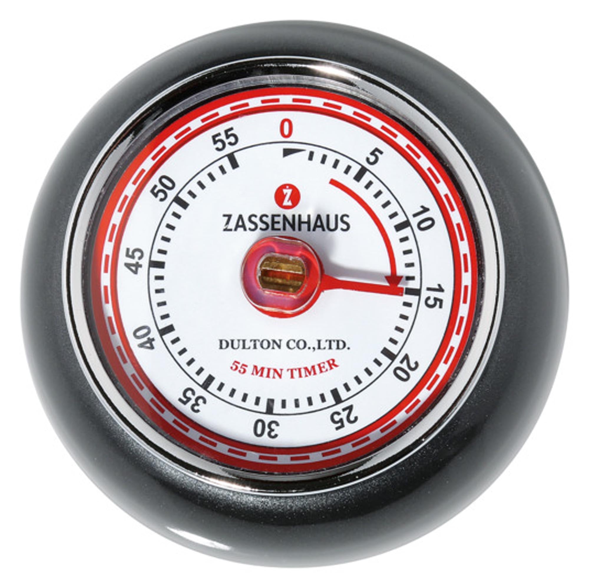 ZASSENHAUS Timer mit Magnet Speed blau metallic ø 7 cm in  präsentiert im Onlineshop von KAQTU Design AG. Küchengerät ist von ZASSENHAUS