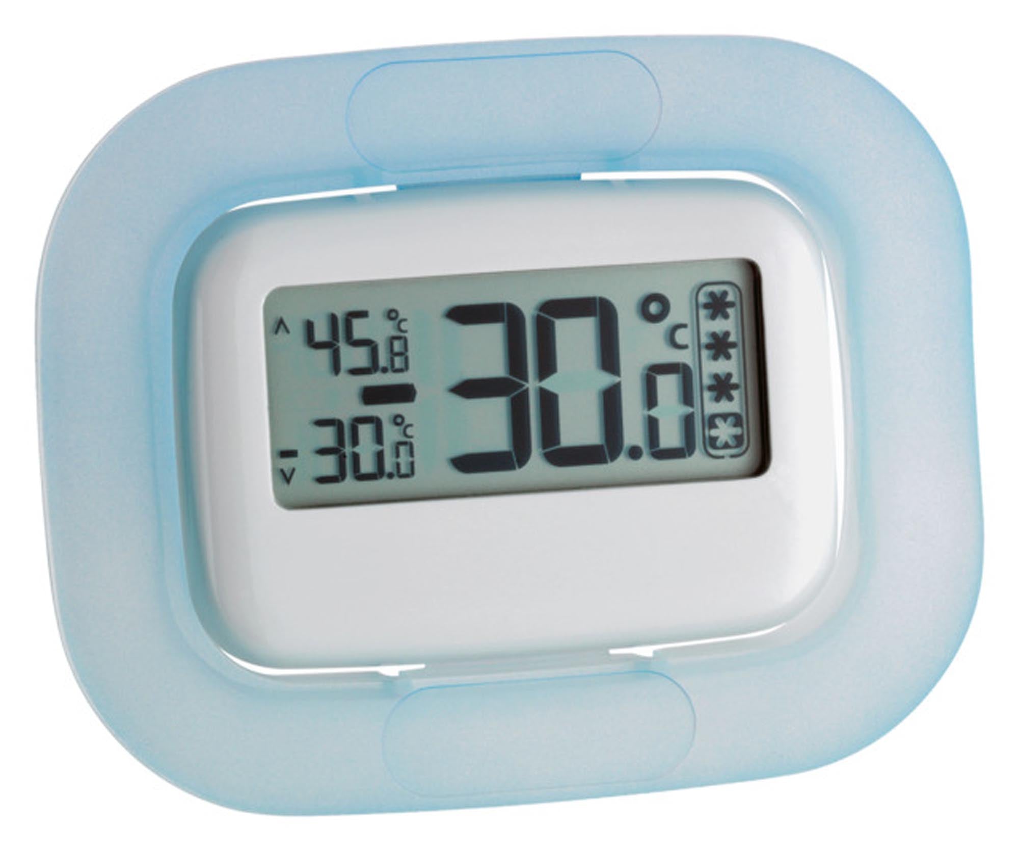 Digitales TFA Thermometer für exakte Kühltemperaturkontrolle.