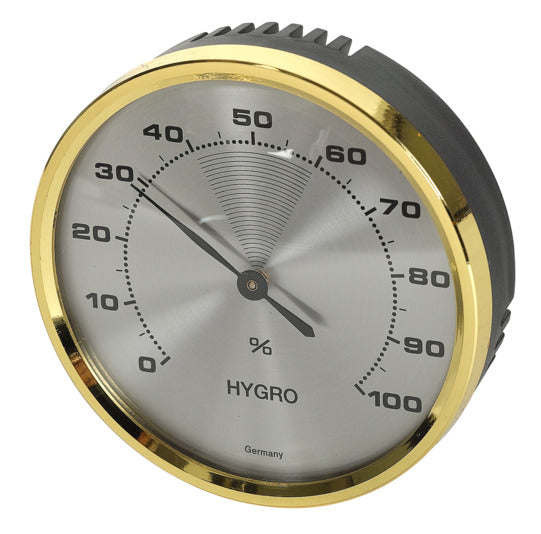 TFA Hygrometer mit Messingring in präsentiert im Onlineshop von KAQTU Design AG. Thermometer ist von TFA