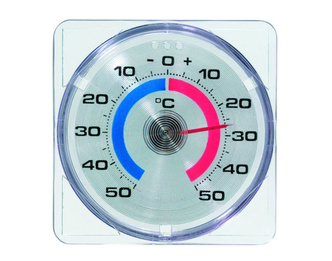 TFA Fensterthermometer eckig 7.4x7.4 cm in präsentiert im Onlineshop von KAQTU Design AG. Thermometer ist von TFA