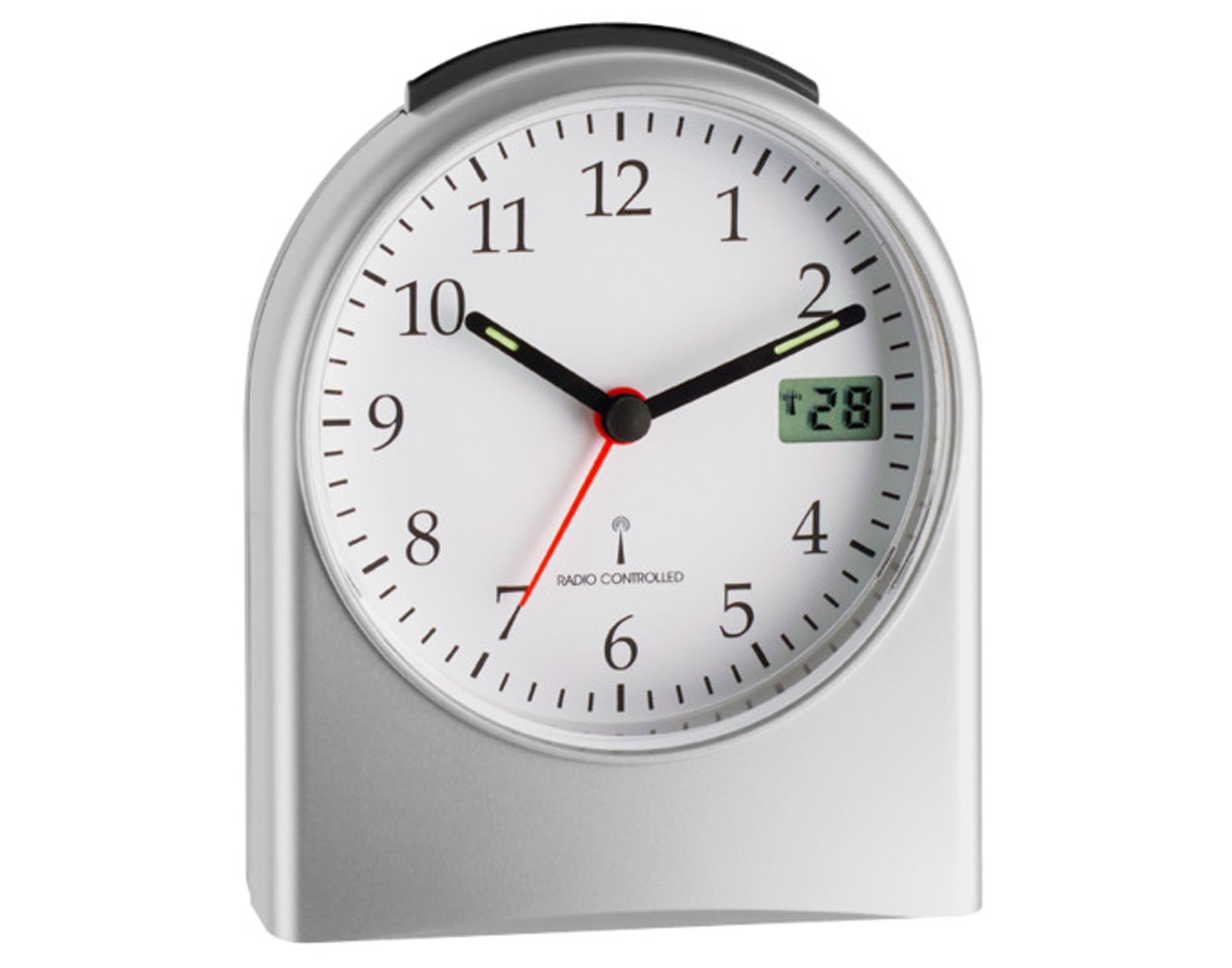 Entdecken Sie den TFA Funk-Wecker 9.6x11.6 cm – präzise Zeitangabe, stilvolles Design, Weckalarm und Schlummerfunktion. Ideal für Ihr Schlafzimmer!