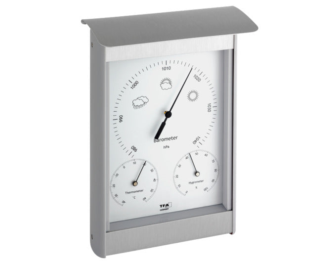 TFA Aussenwetterstation Alu 21.6 cm in präsentiert im Onlineshop von KAQTU Design AG. Thermometer ist von TFA