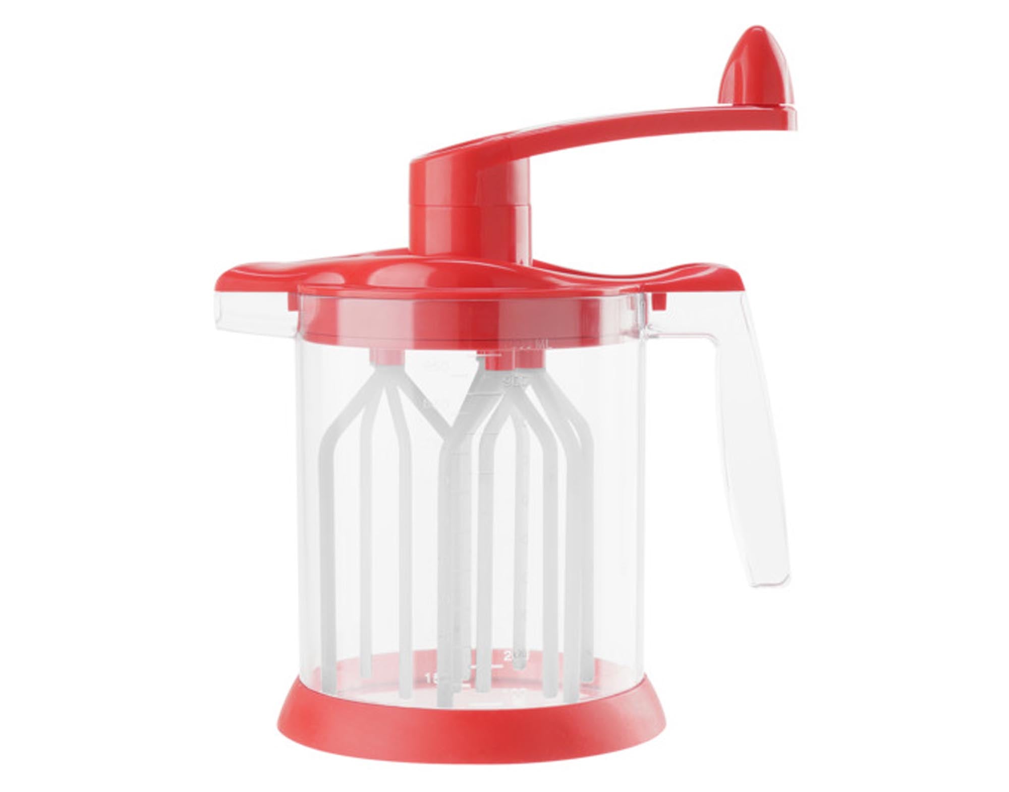 Der EVA COLLECTION Mix und Rührbecher manuell 1 l ist der perfekte Küchenhelfer für Teige, Dressings und Smoothies. BPA-frei, leicht zu reinigen und ideal für Hobbyköche.