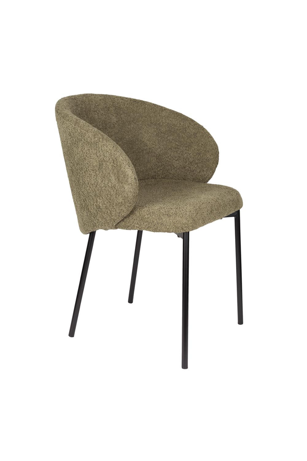 Der Ayle Stuhl von White Label Living vereint modernes Design und hohen Sitzkomfort. Ideal für stilvolle Esszimmer.