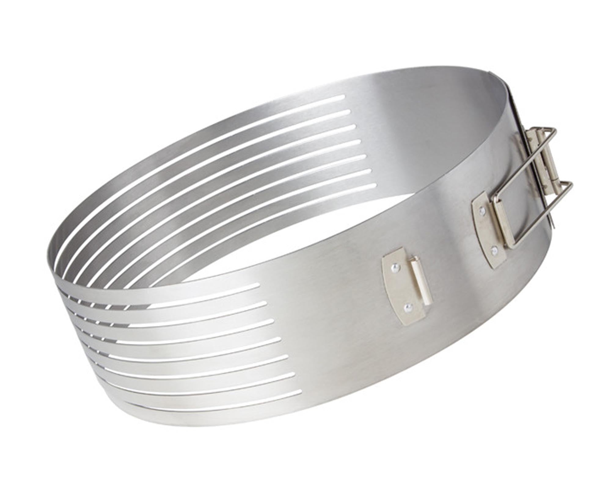 EVA Tortenbodenschneider Inox ø 26-28 cm: Perfekt für gleichmäßiges Schneiden von Tortenböden. Hochwertiger Edelstahl, ergonomisches Design, ideal für Hobbybäcker und Profis.