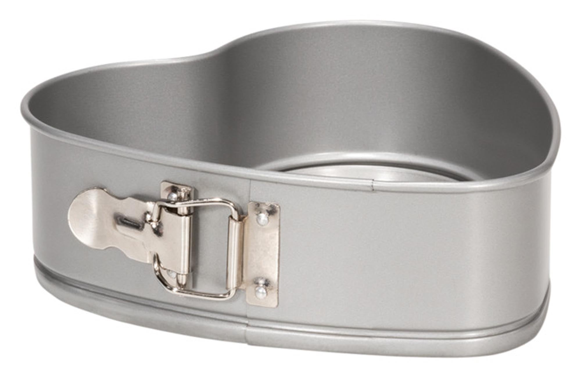 Herz-Springform 20 cm von PATISSE: Antihaft, robust, ideal für Kuchen & Torten. Perfekt für romantische Anlässe. Spülmaschinenfest.