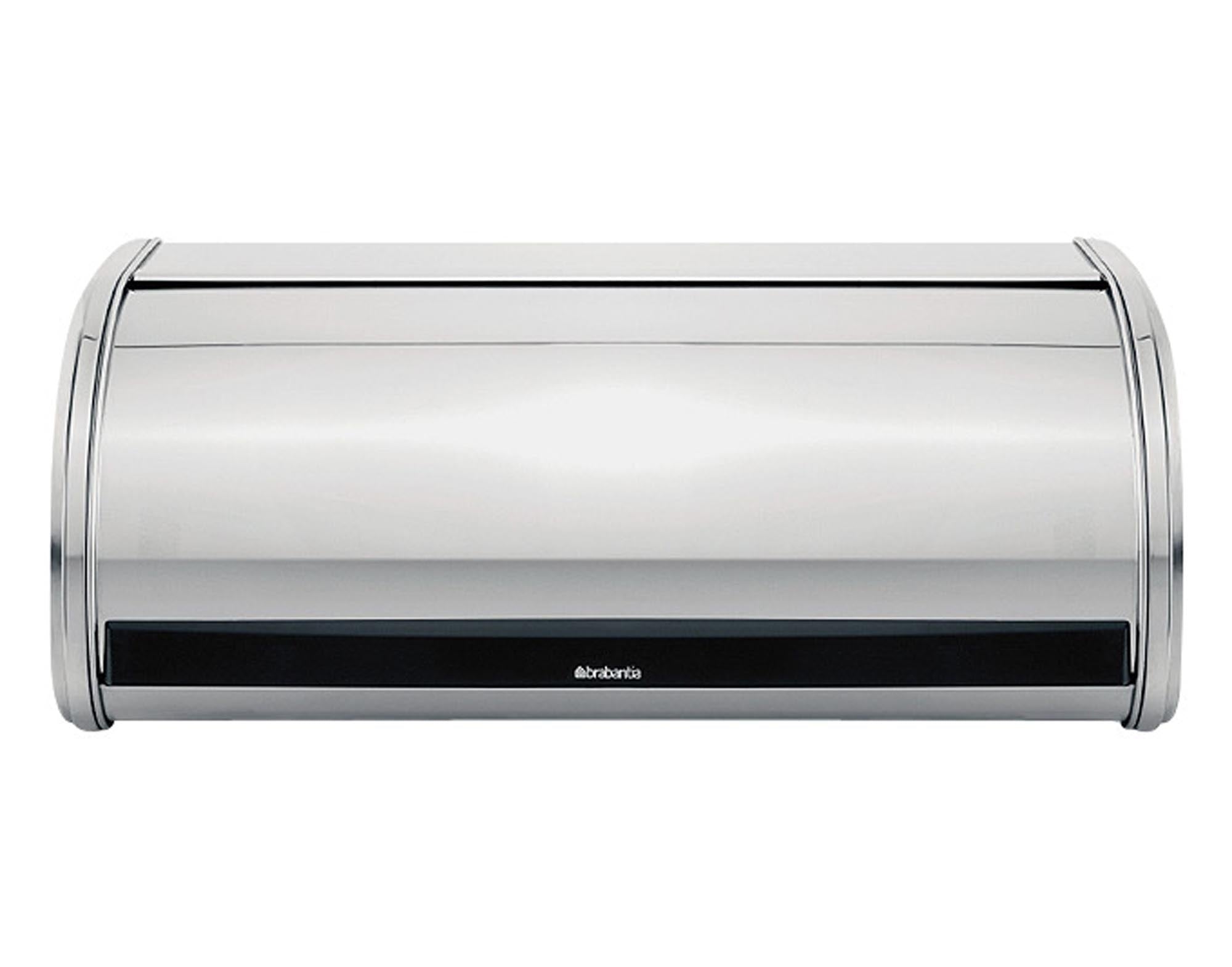 BRABANTIA Rollbrotkasten brilliant steel 44.5x26.2x17.3 cm in präsentiert im Onlineshop von KAQTU Design AG. Brotkorb ist von BRABANTIA