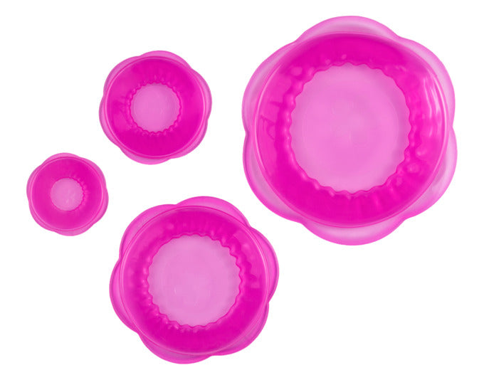 KOCHBLUME Abdeckhauben Stretch-ii 4er Set ø 4/5.5/8/10.5 cm pink in präsentiert im Onlineshop von KAQTU Design AG. Topf ist von KOCHBLUME