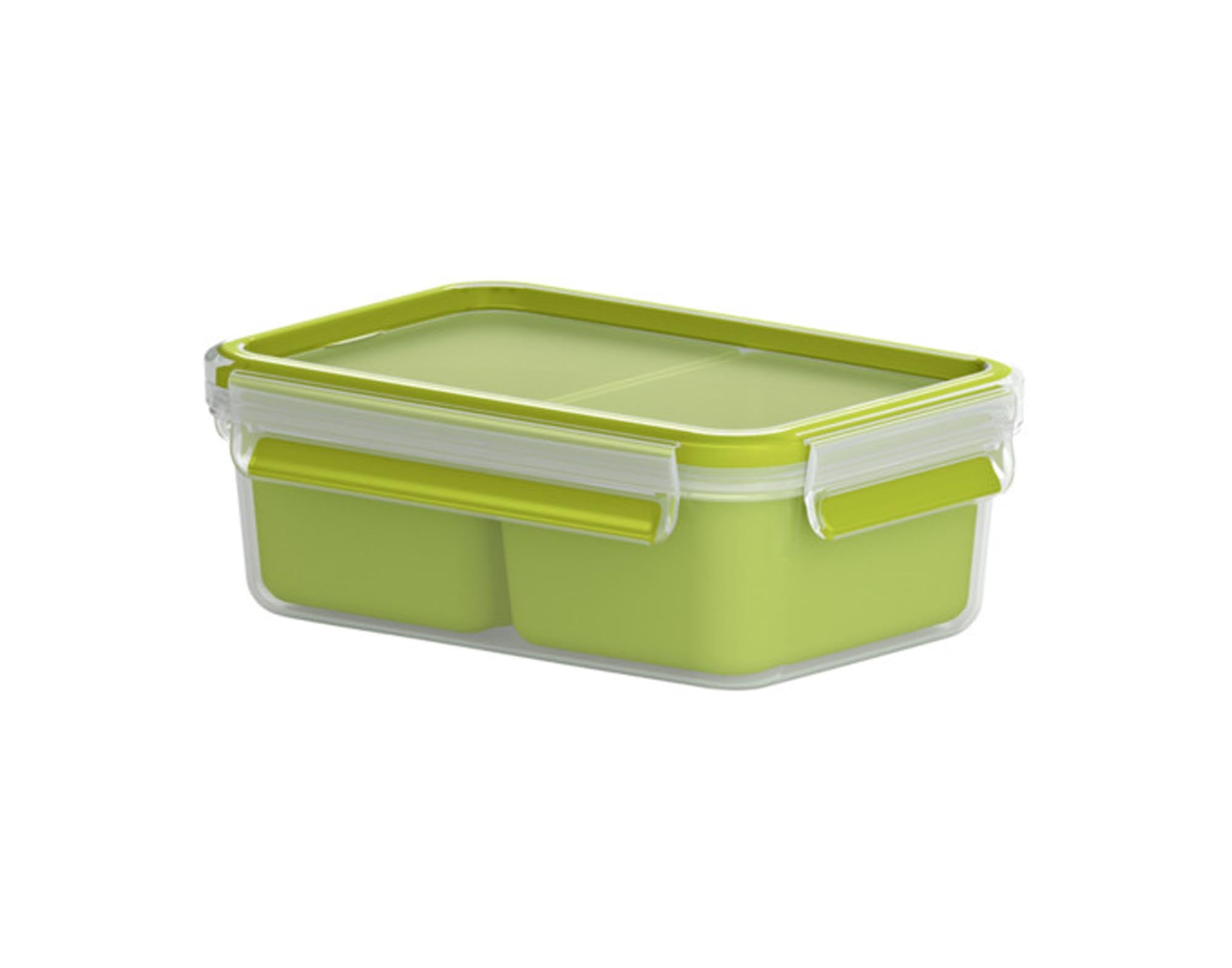 Entdecken Sie die EMSA Snackbox Clip & Go 1 l: 100% dicht, auslaufsicher, mikrowellengeeignet und ideal für unterwegs. Perfekt für frische Snacks!