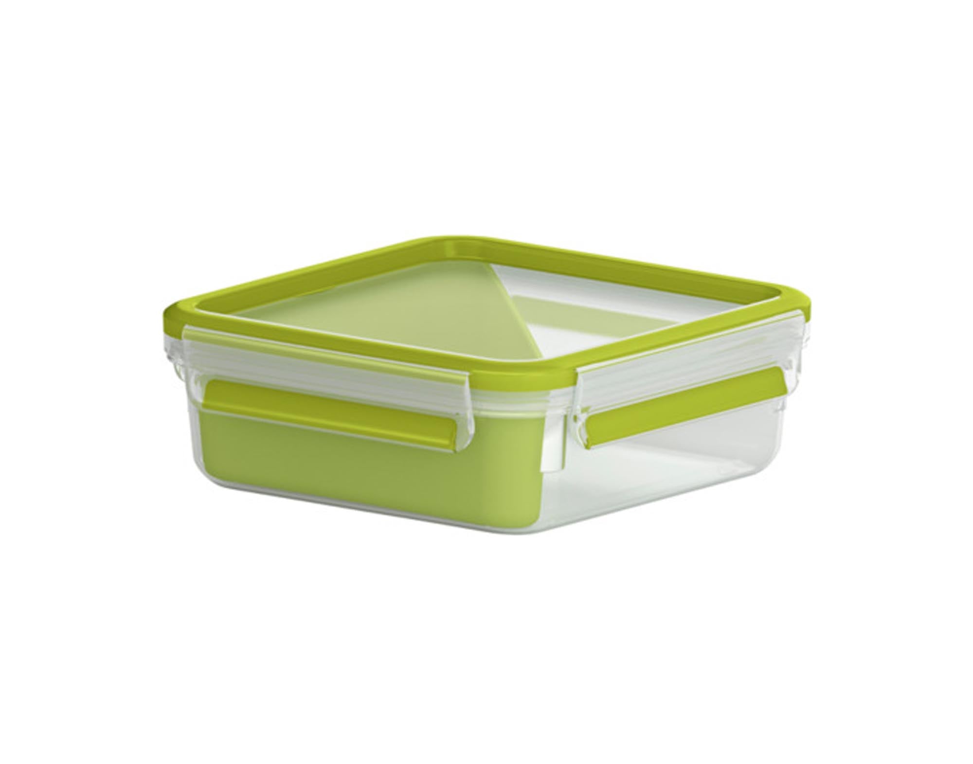 Entdecken Sie die EMSA Sandwichbox Clip & Go 0.85 l – ideal für frische Sandwiches, mikrowellengeeignet, spülmaschinenfest und 100% dicht!