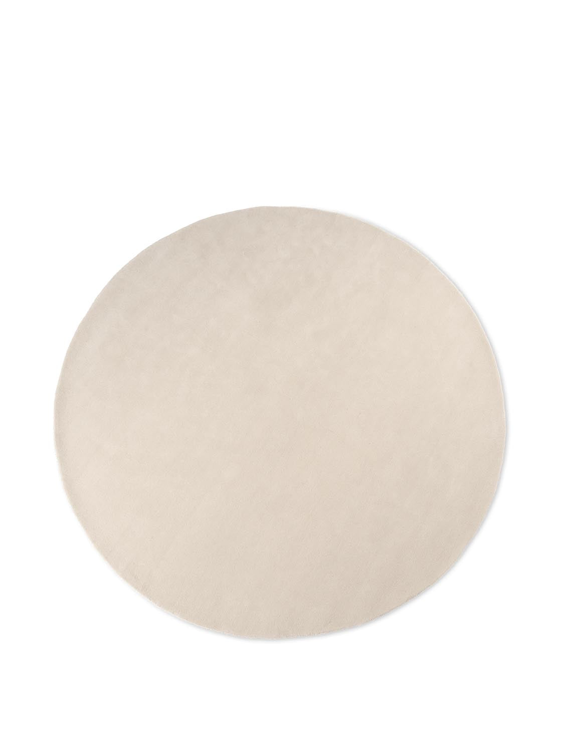 Stille Tufted Teppich Ø240 von Ferm Living, runder, weicher Teppich in sanften Farben, ideal für ein gemütliches Wohnambiente.