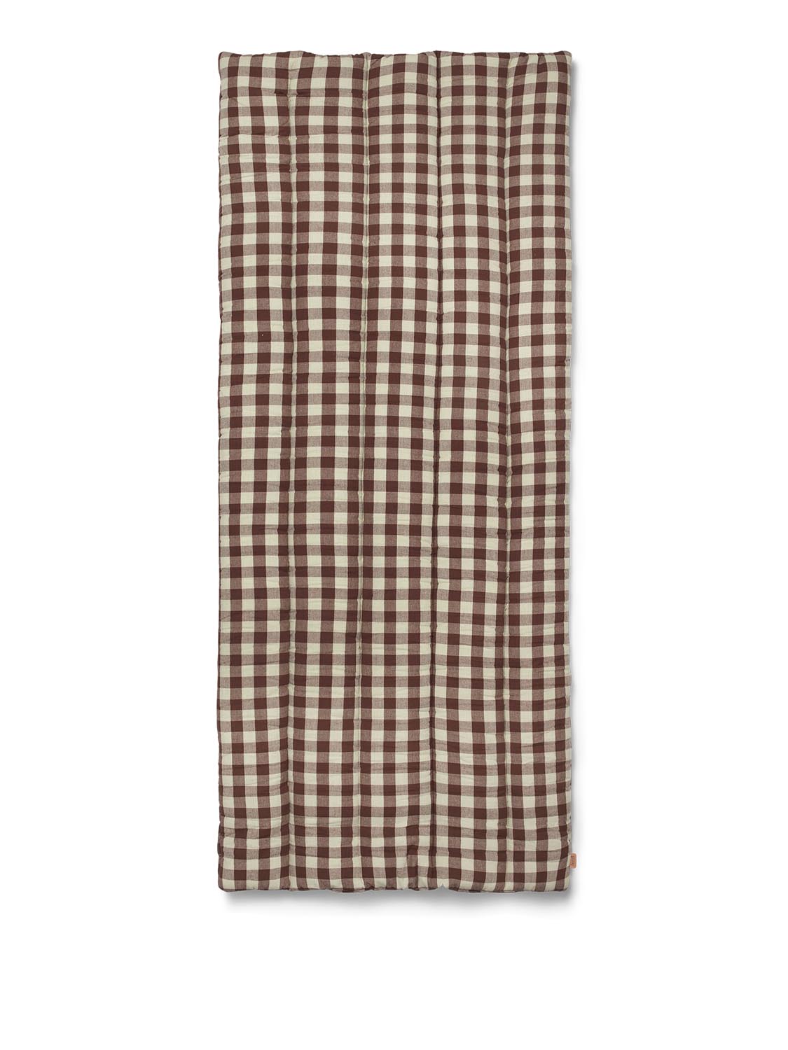 Die Bothy Check Quilted Matratze von Ferm Living vereint Komfort und Stil mit nachhaltiger Bio-Baumwolle und recyceltem Polyester.
