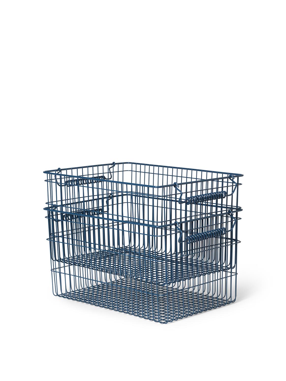 Cala Körbe von Ferm Living: Praktische Stapellösung im 2er-Set.