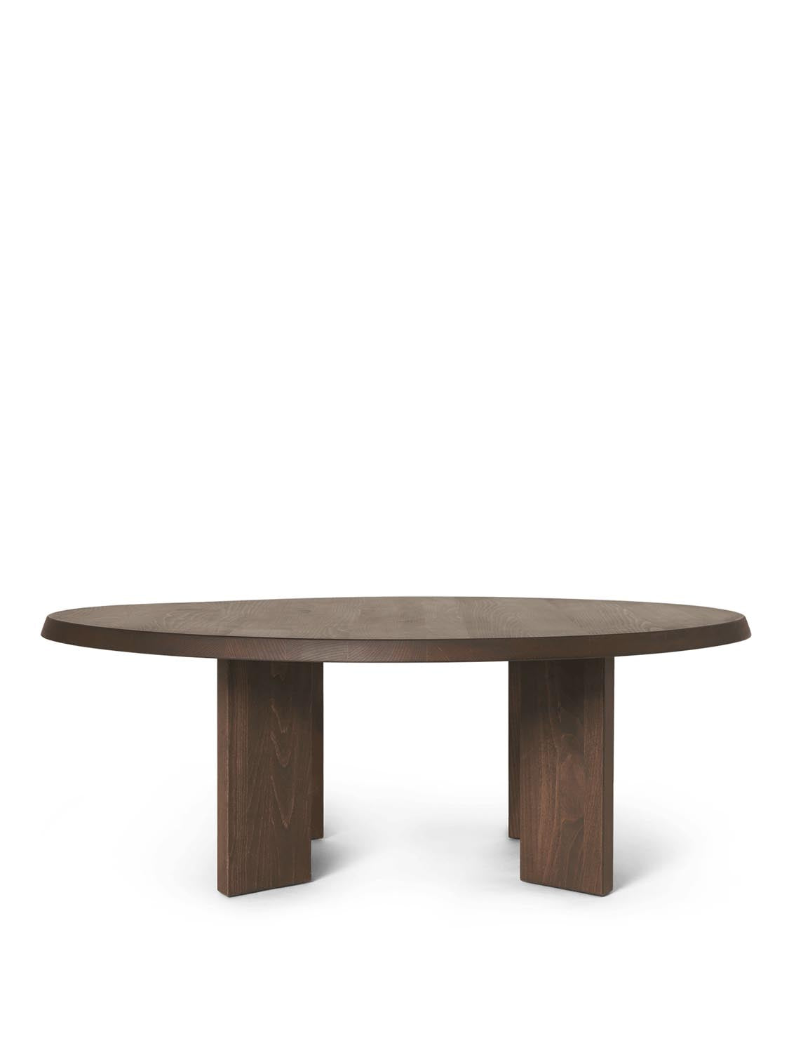 Der Tarn Coffee Table von Ferm Living: FSC-zertifiziertes Buchenholz, zeitlose Eleganz, funktional und stilvoll, ein nachhaltiges Statement.