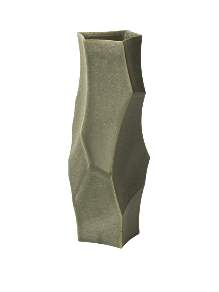 Cueva Vase H37  in Dark Sage präsentiert im Onlineshop von KAQTU Design AG. Vase ist von Ferm Living