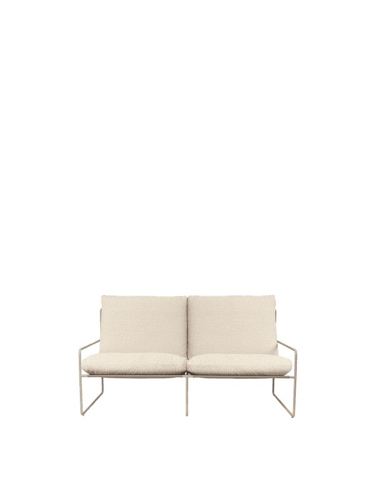 Desert 2-Sitzer in Kaschmir/Off-weiss präsentiert im Onlineshop von KAQTU Design AG. Lounge Sofa ist von Ferm Living