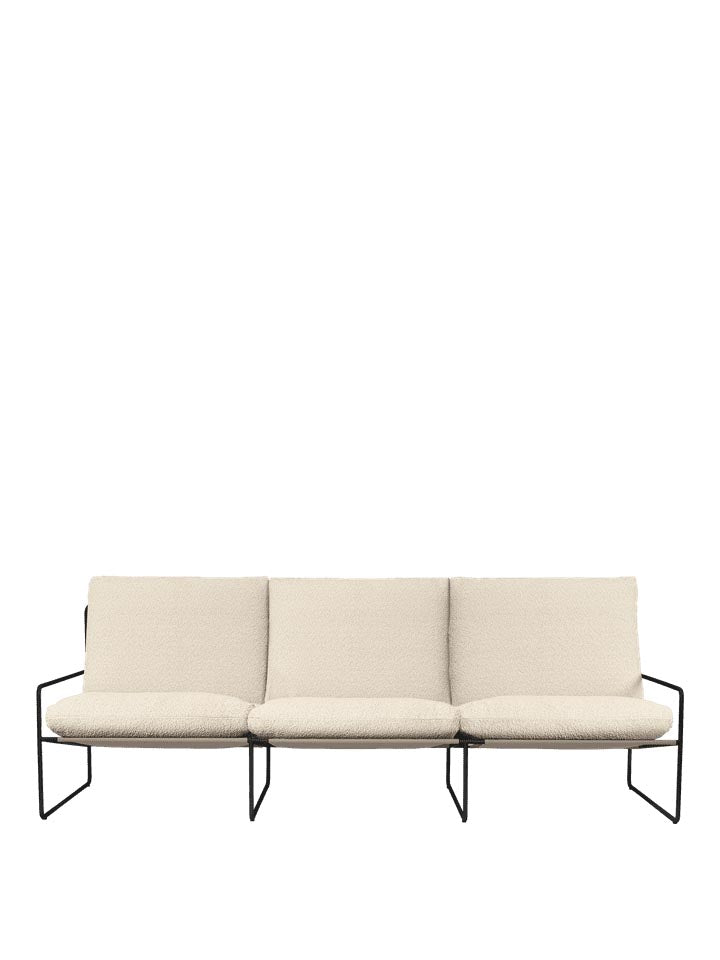 Desert 3-Sitzer in Schwarz/Weiss präsentiert im Onlineshop von KAQTU Design AG. Lounge Sofa ist von Ferm Living