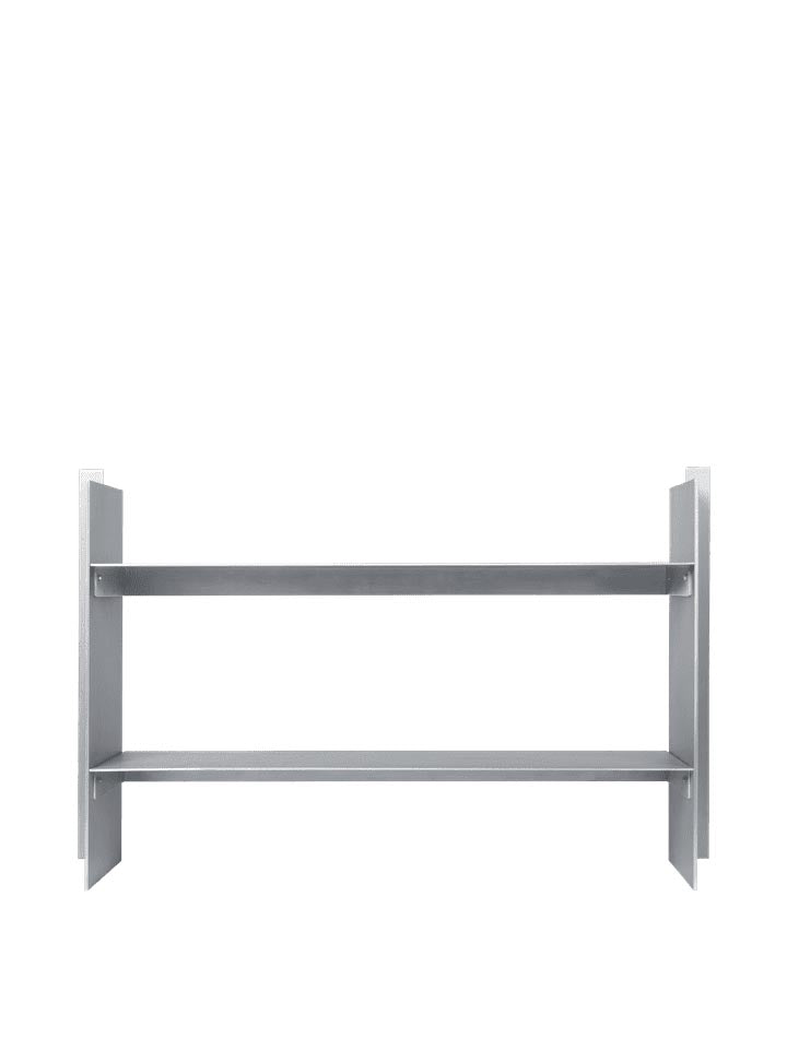 Lager Low Regal in Aluminium präsentiert im Onlineshop von KAQTU Design AG. Standregal ist von Ferm Living