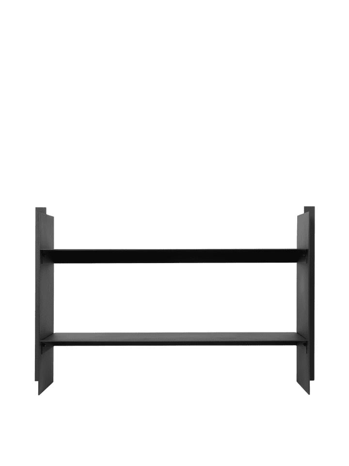 Lager Low Regal in Schwarz präsentiert im Onlineshop von KAQTU Design AG. Standregal ist von Ferm Living