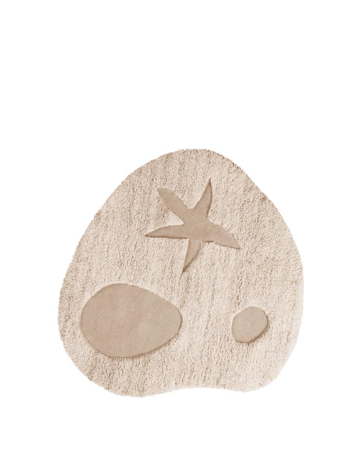 Kove Tufted Teppich in Cremeweiss präsentiert im Onlineshop von KAQTU Design AG. Teppich ist von Ferm Living