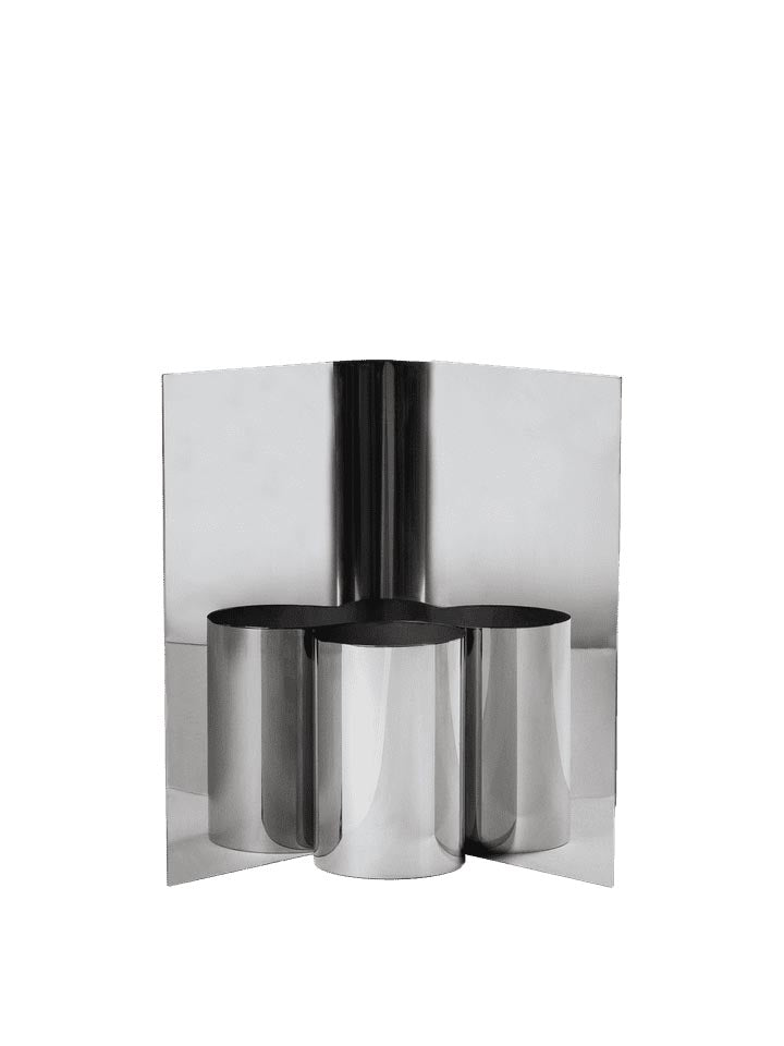 Eddy Vase  in Spiegelpoliert präsentiert im Onlineshop von KAQTU Design AG. Vase ist von Ferm Living