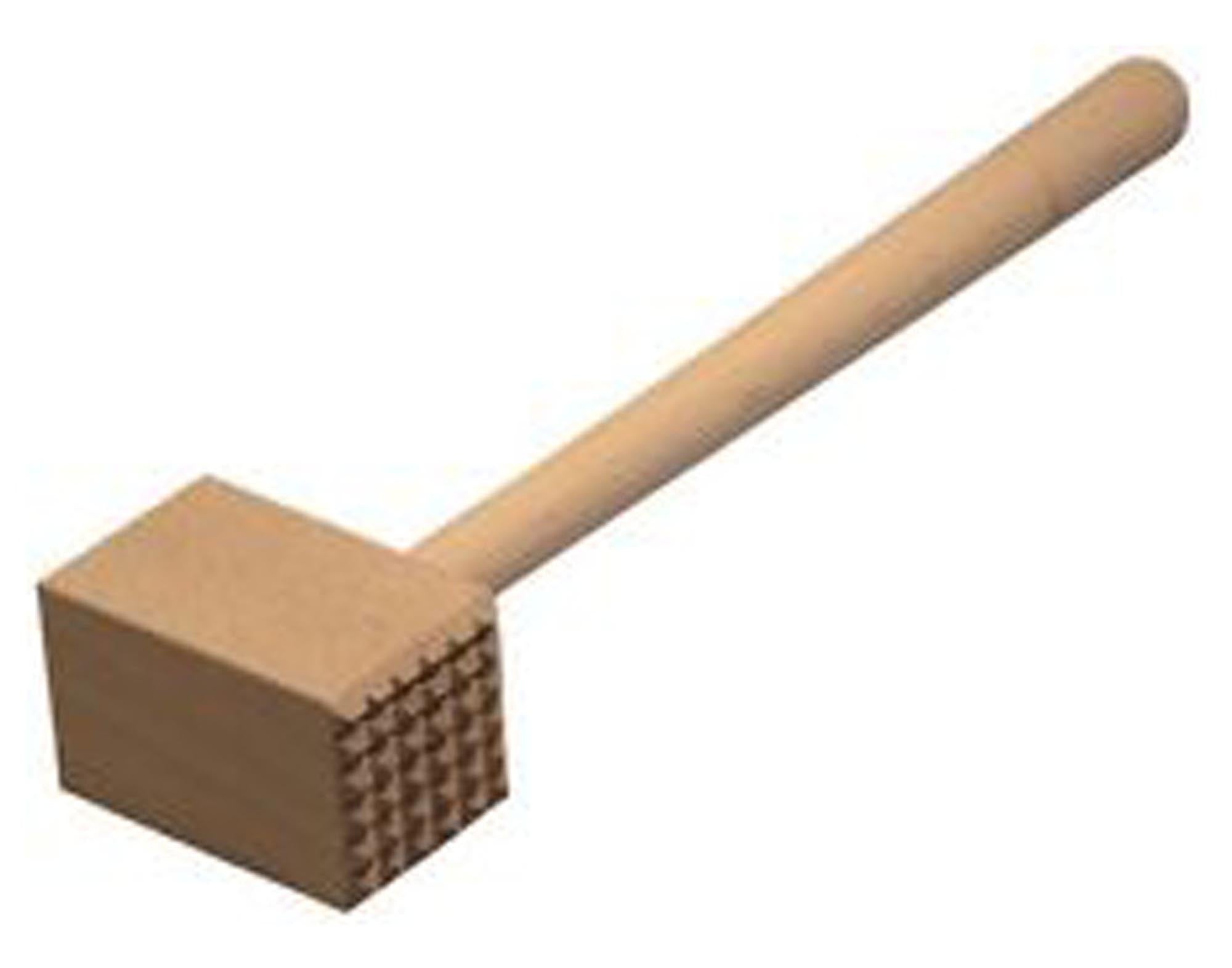 Entdecken Sie den STRONGHOLD Fleischhammer Buche 30 cm – ideal zum Zartklopfen von Fleisch, Fisch und Gemüse. Hochwertiges Buchenholz, antibakteriell und leicht zu reinigen.