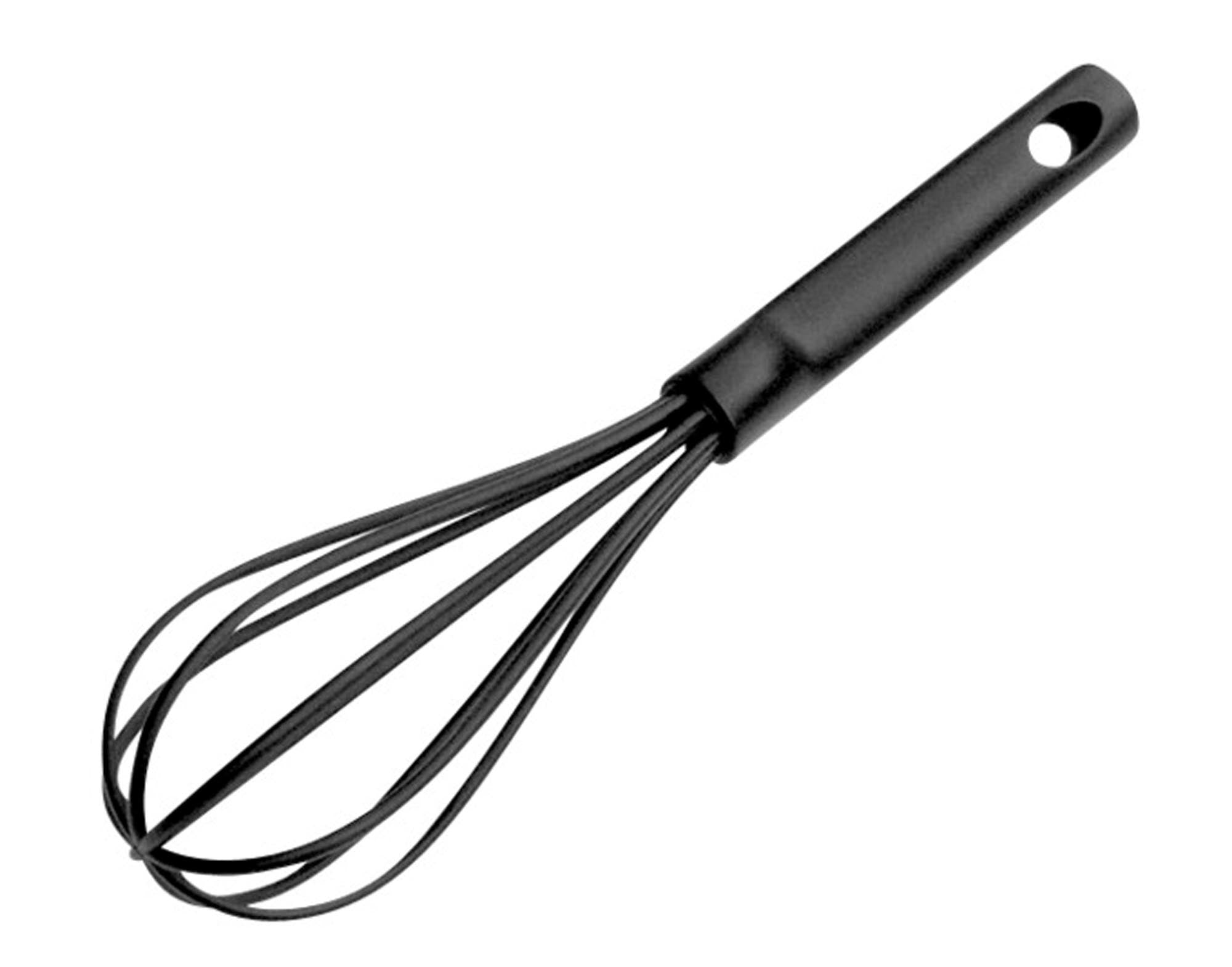 Entdecken Sie den BRABANTIA Schneebesen Black Line 28 cm – ideal zum Schlagen von Eiern und Sahne. Langlebig, spülmaschinenfest und stilvoll!