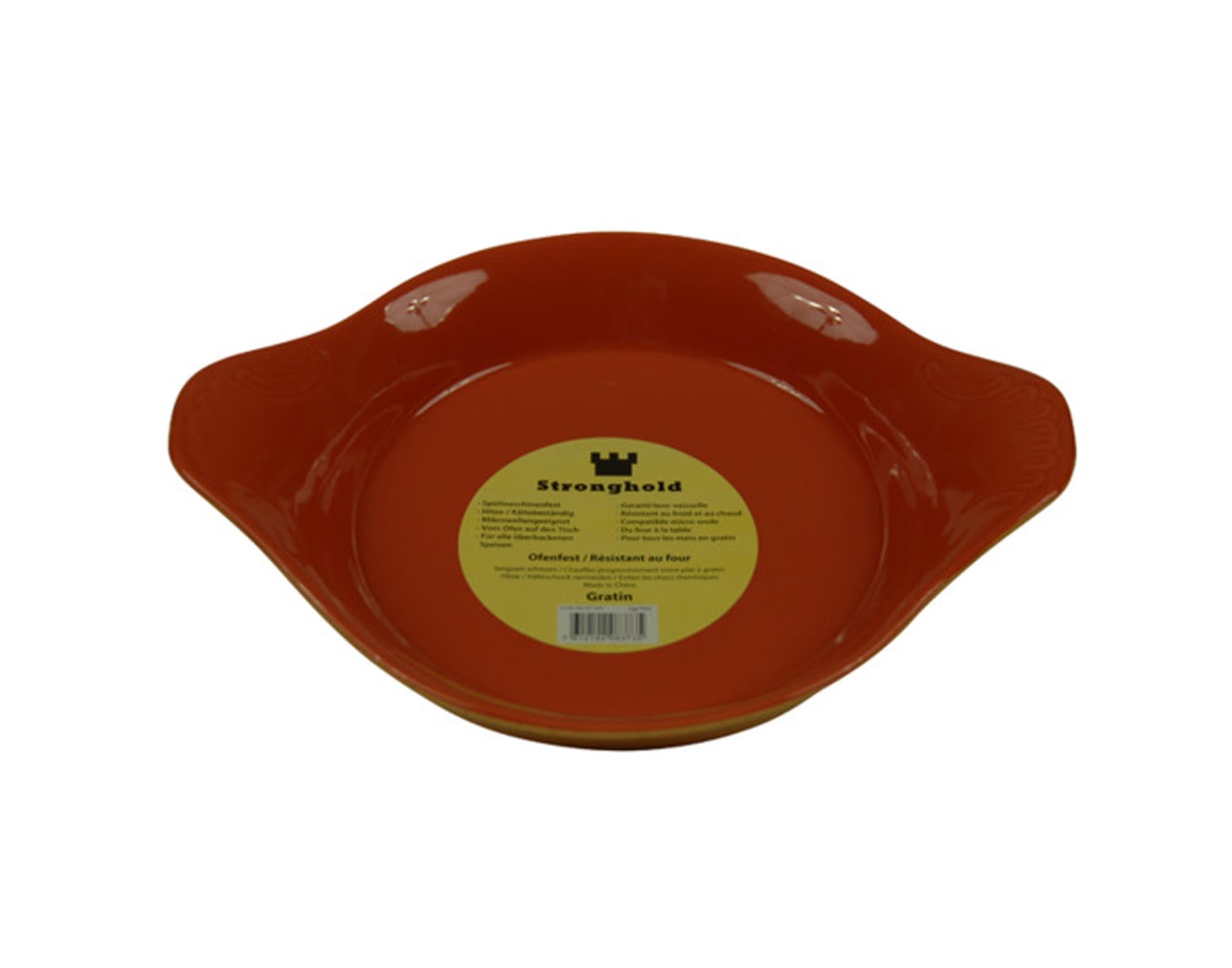 Eierplatte Rustico von STRONGHOLD: Robuste Keramik, rustikales Design, Platz für 6 Eier, wärmespeichernd, ofen- und mikrowellengeeignet.