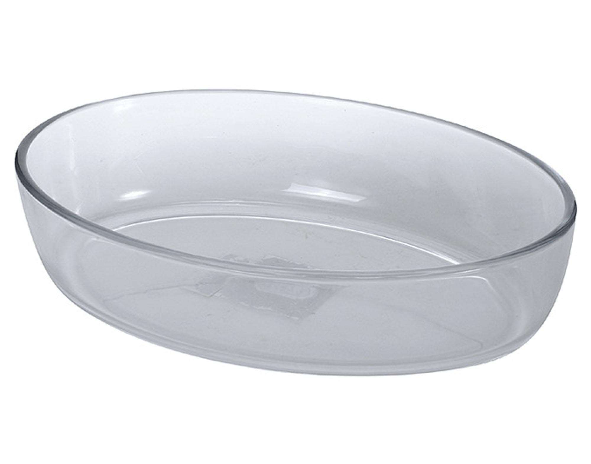 Entdecken Sie den ovalen PYREX Bräter ohne Deckel (25x17 cm) aus hitzebeständigem Borosilikatglas – ideal zum Braten, Schmoren und Servieren.