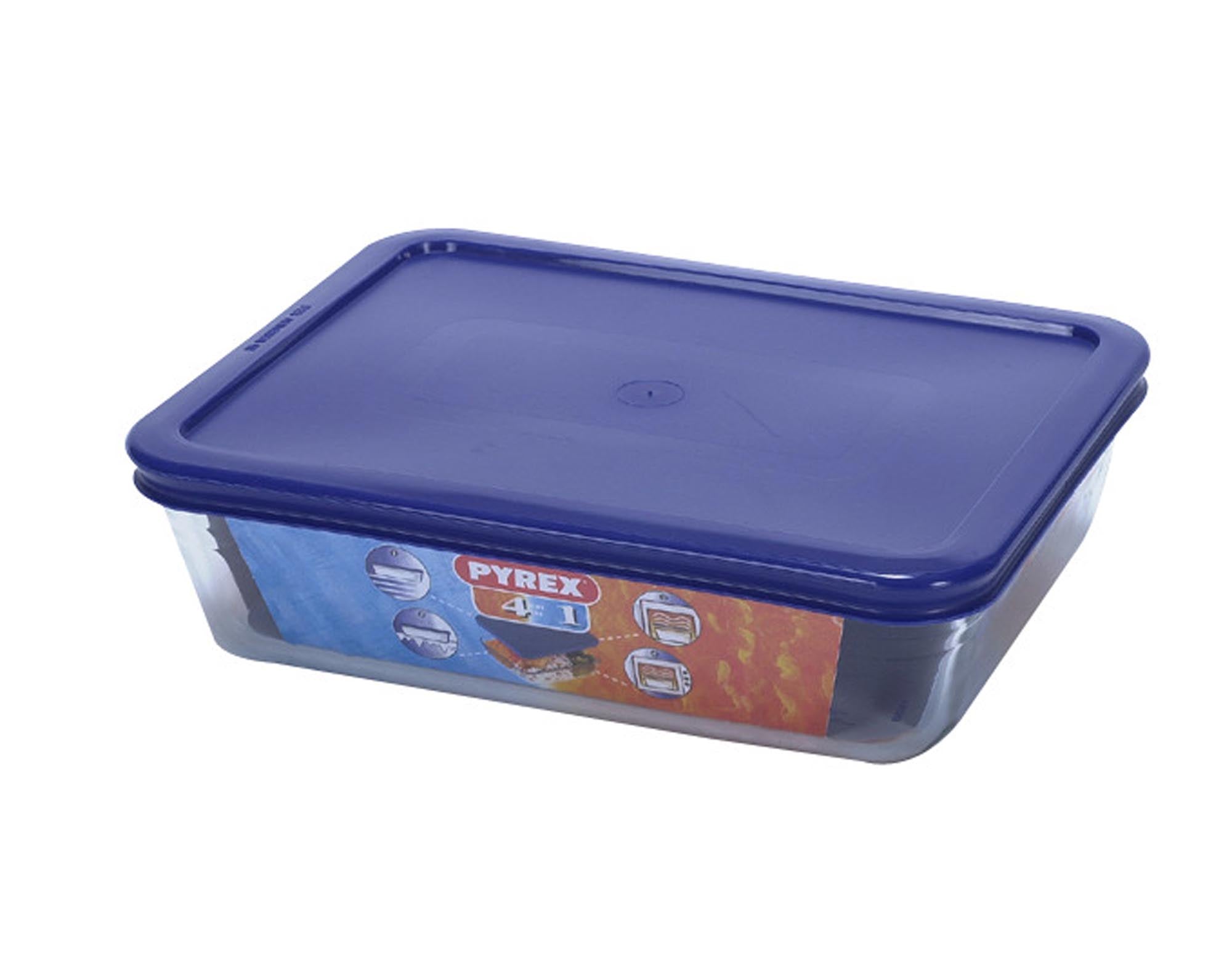 Entdecken Sie die vielseitige PYREX Auflaufform mit Kunststoffdeckel (1,5 l, 22x17 cm) – ideal für Zubereitung, Aufbewahrung und Transport von köstlichen Gerichten.