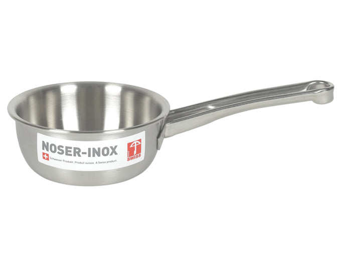 NOSER Saucenpfanne ohne Deckel Futura ø 11 cm in  präsentiert im Onlineshop von KAQTU Design AG. Topf ist von NOSER-INOX