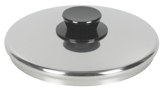 NOSER Deckel Inox schwarz ø 24 cm in  präsentiert im Onlineshop von KAQTU Design AG. Topf ist von NOSER-INOX