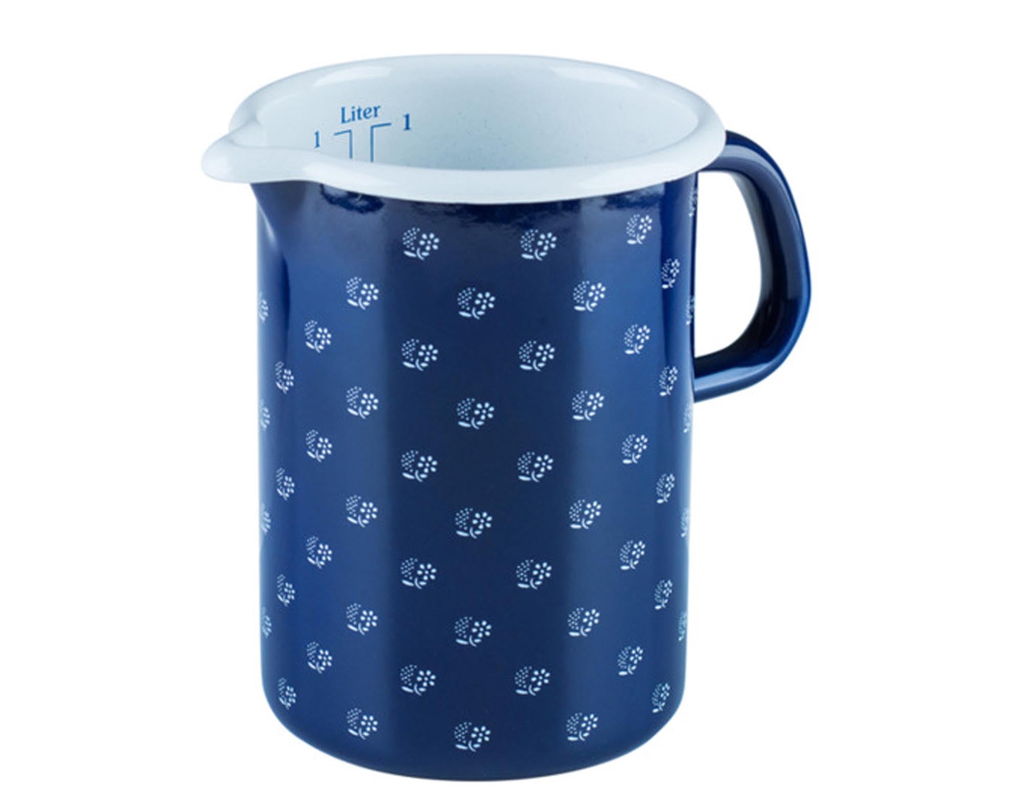 Entdecken Sie den RIESS Messbecher dirndlblau 1.0 l – der perfekte Küchenhelfer aus Edelstahl für präzises Messen von Flüssigkeiten. Robust, hygienisch und spülmaschinenfest!