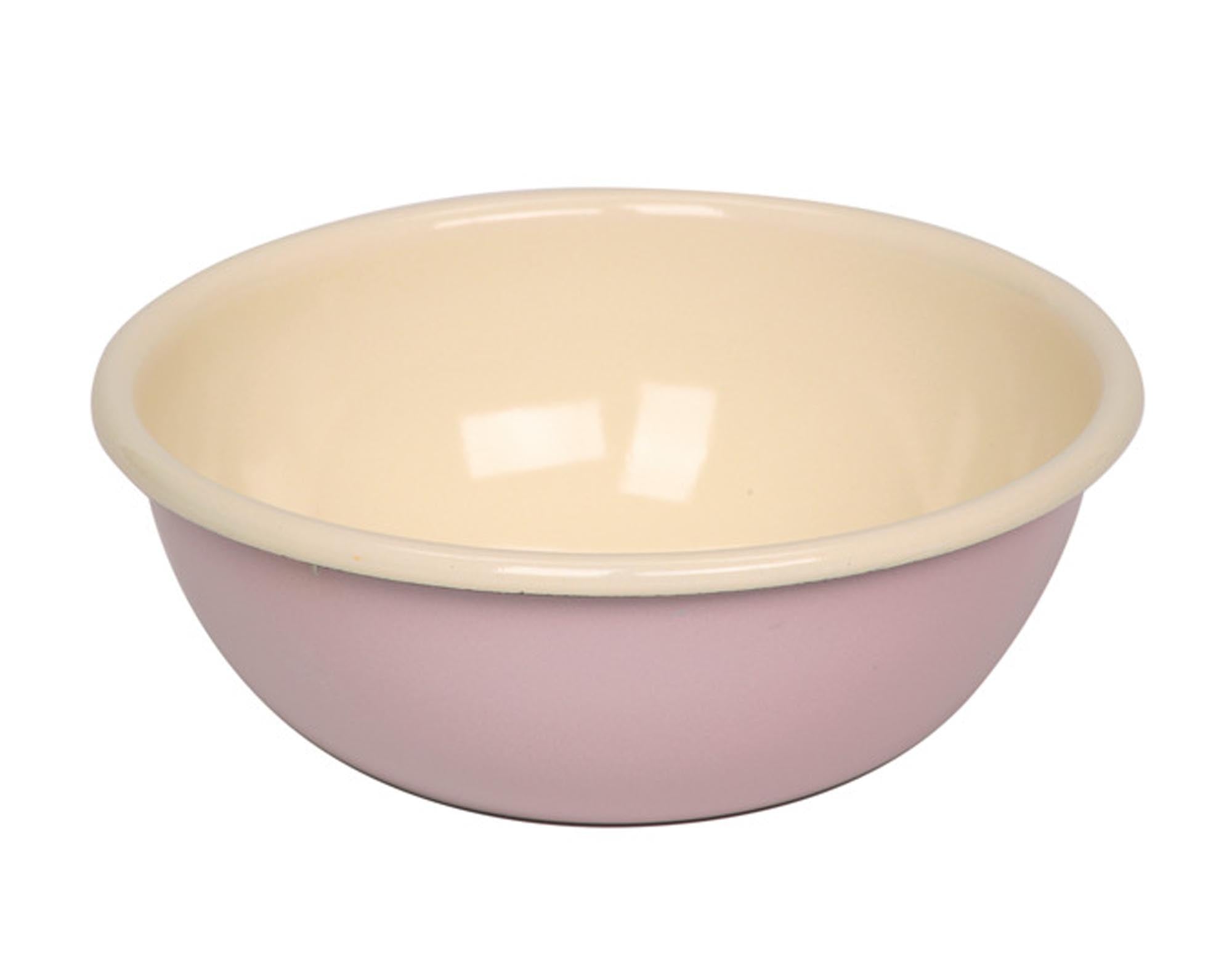 Entdecke die RIESS Schüssel Pastell rosa 470 ml (ø 14 cm) aus emailliertem Stahl. Ideal für Snacks, langlebig und pflegeleicht. Perfekt für jede Küche!