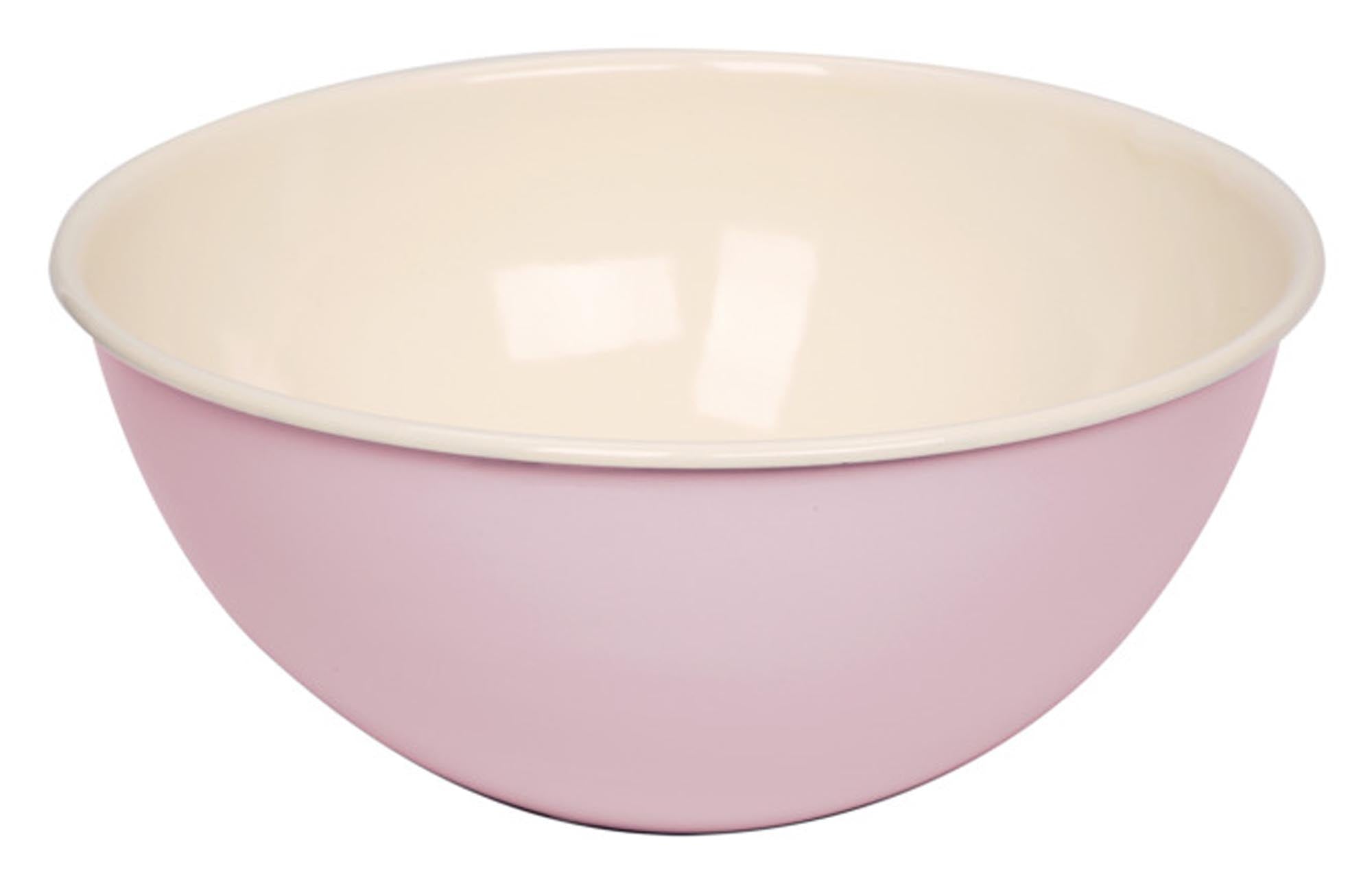 Entdecken Sie die RIESS Schüssel Pastell rosa 4 l ø 26 cm – ideal zum Zubereiten, Mischen und Servieren. Hochwertige Emaille, kratzfest und spülmaschinengeeignet.