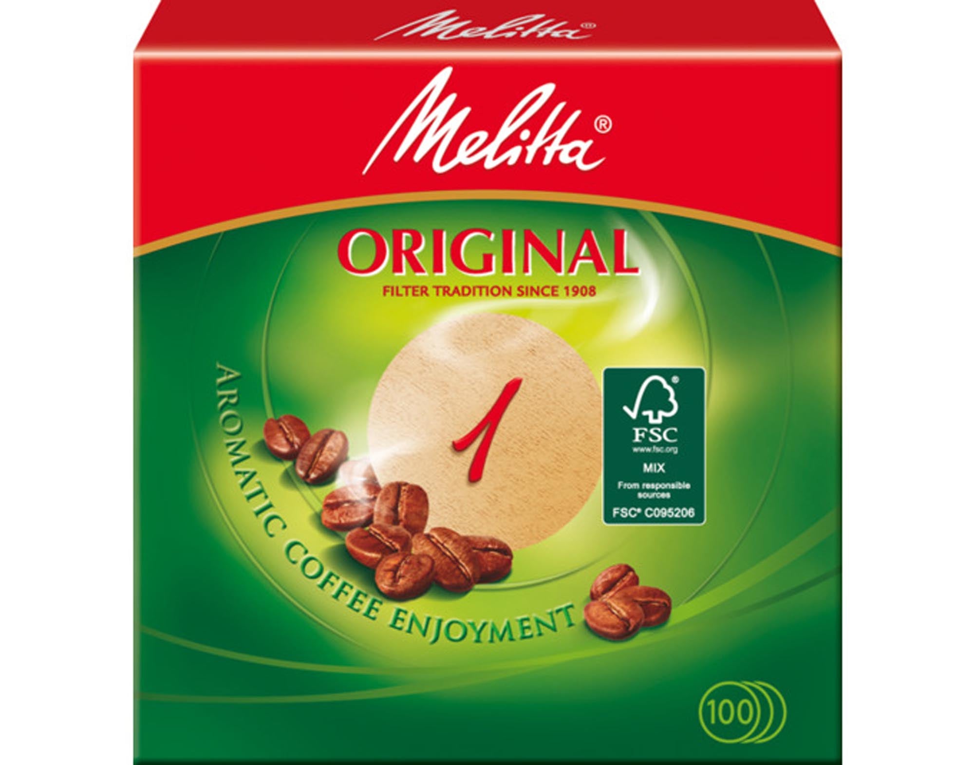 Entdecken Sie das MELITTA Rundfilterpapier 1 (100 Stück) für perfekten Kaffeegenuss. Hochwertige Filtration, hohe Saugfähigkeit und perfekte Passform für alle Kaffeeliebhaber.