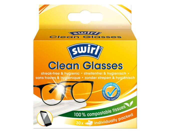 SWIRL Brillenputztücher 30 Stück in präsentiert im Onlineshop von KAQTU Design AG. Haushaltshilfen ist von SWIRL