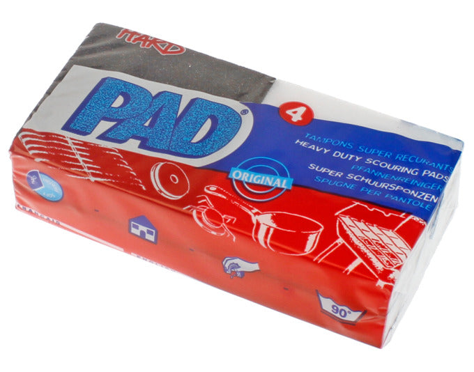 EBNAT Pfannenreiniger Pad 4 Stück 7x7 cm in präsentiert im Onlineshop von KAQTU Design AG. Haushaltshilfen ist von EBNAT