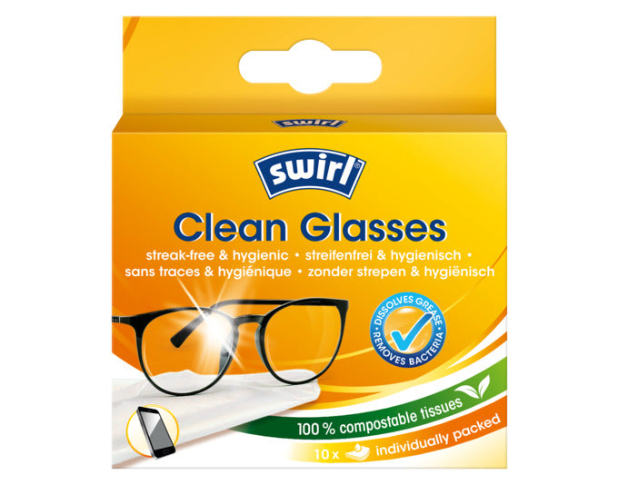 SWIRL Brillenputztücher 10 Stück in präsentiert im Onlineshop von KAQTU Design AG. Haushaltshilfen ist von SWIRL