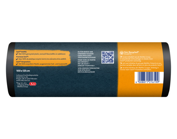 Entsorgen Sie schwere Abfälle mühelos mit den robusten SWIRL® PROFI Abfallsäcken 240 l – ideal für Garten und Bau!