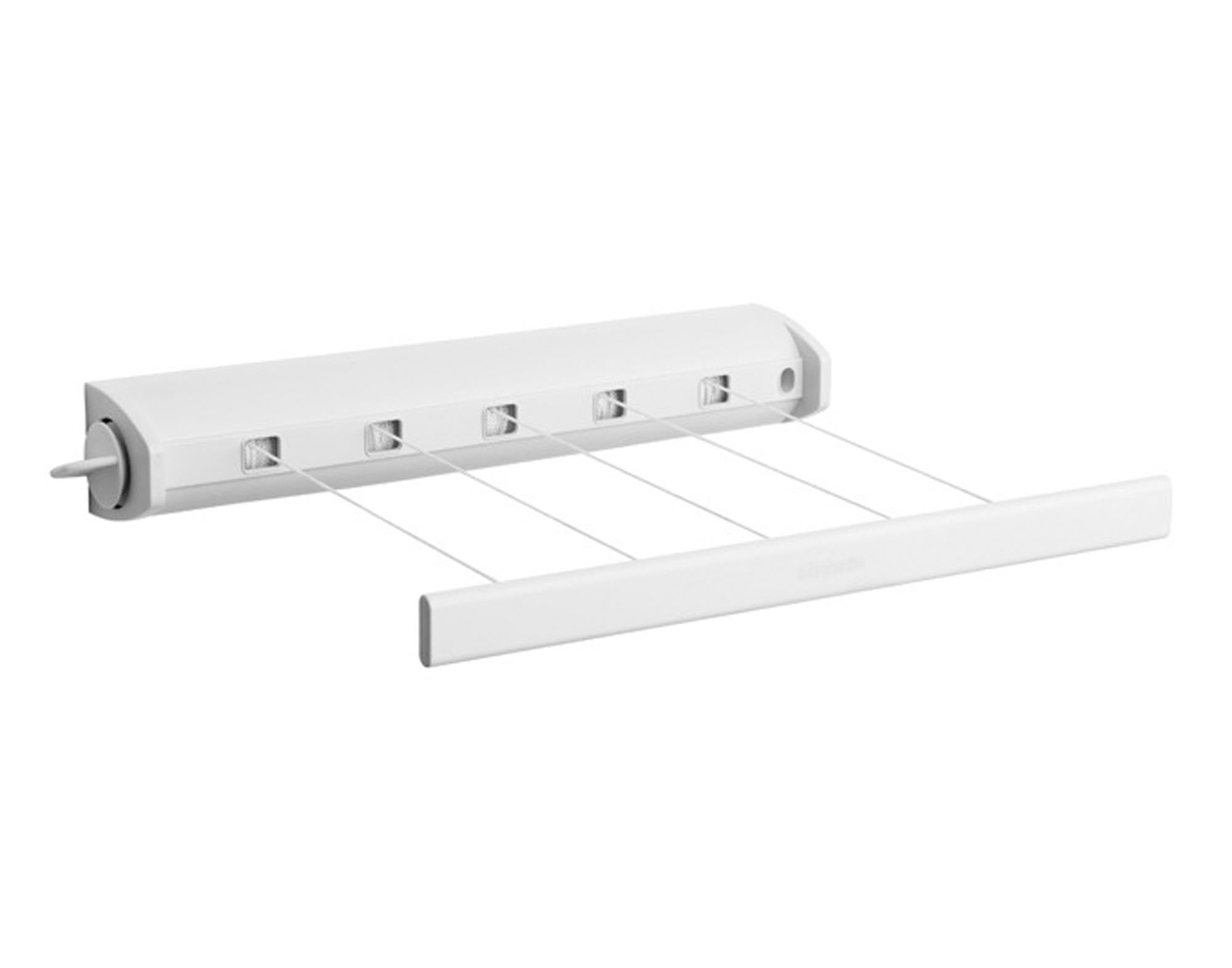 Entdecken Sie die BRABANTIA Wäscheleine herausziehbar in Weiß mit 22 m Länge. Ideal für effizientes Wäschetrocknen, langlebig und platzsparend.