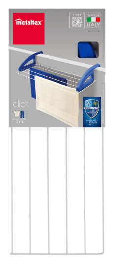 Entdecken Sie den METALTEX Balkon-Heizungswäschetrockner – platzsparend, robust und ideal für drinnen und draußen. Perfekt für effizientes Wäschetrocknen!
